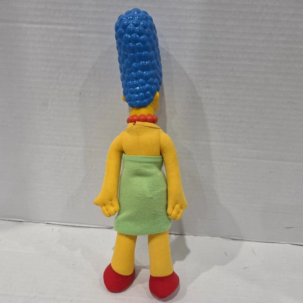 Vintage The Simpsons Marge Simpson Plush Doll Plastic Head Figure